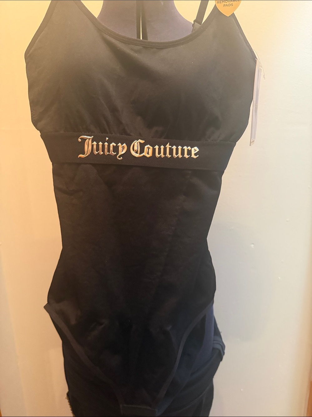 Juicy (S) Couture Shaping Bodysuit With Silver Logo